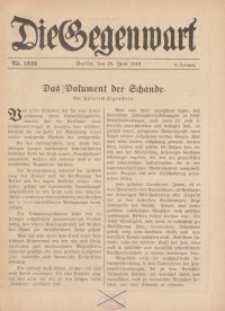 Die Gegenwart: Wochenschrift für Literatur, Kunst, Leben, 48. Jahrgang, 1919, H. 27/28