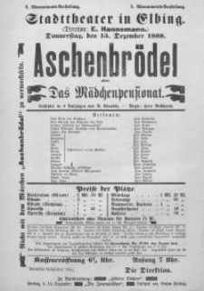 Aschenbrödel oder: Das Mädchenpensionat