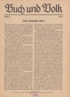 Buch und Volk, 1937, H. 2.