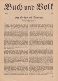 Buch und Volk, 1940, H. 4.