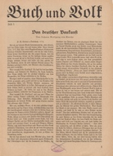 Buch und Volk, 1941, H. 5.