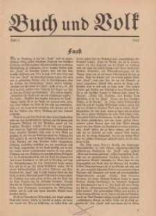 Buch und Volk, 1942, H. 2.