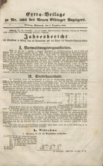 Extra =Beilage zu Nr. 305 des Neuen Elbinger Anzeigers