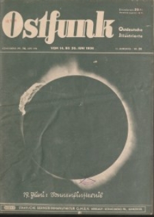 Ostfunk : Ostdeutsche illustrierte, Jg. 13., 1936, H. 25.