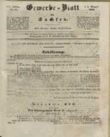 Gewerbe-Blatt für Sachsen. Jahrg. III, 2. August, nr 31.