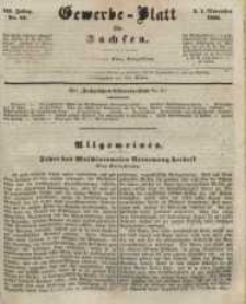 Gewerbe-Blatt für Sachsen. Jahrg. III, 1. November, nr 44.