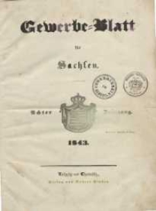 Gewerbe-Blatt für Sachsen. Jahrg. VIII, 3. Januar, nr 1.