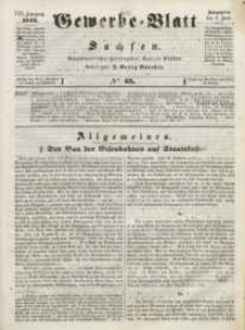 Gewerbe-Blatt für Sachsen. Jahrg. VIII, 6. Juni, nr 45.