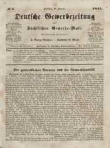 Deutsche Gewerbezeitung und Sächsisches Gewerbeblatt, Jahrg. X. Freitag, 17. Januar, nr 5.