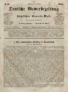 Deutsche Gewerbezeitung und Sächsisches Gewerbeblatt, Jahrg. X. Freitag, 7. Februar, nr 11.