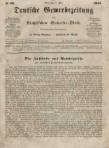 Deutsche Gewerbezeitung und Sächsisches Gewerbeblatt, Jahrg. X. Dienstag, 6. Mai, nr 36.
