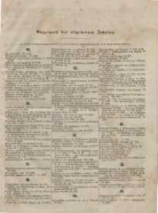 Deutsche Gewerbezeitung und Sächsisches Gewerbeblatt, Jahrg. X. (Verzeichniß des allgemeinen Inhaltes)
