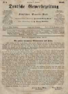 Deutsche Gewerbezeitung und Sächsisches Gewerbeblatt, Jahrg. XII, Freitag, 1. Januar, nr 1.