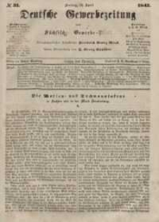 Deutsche Gewerbezeitung und Sächsisches Gewerbeblatt, Jahrg. XII, Freitag, 16. April, nr 31.