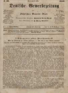 Deutsche Gewerbezeitung und Sächsisches Gewerbeblatt, Jahrg. XII, Dienstag, 4. Mai, nr 36.