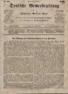 Deutsche Gewerbezeitung und Sächsisches Gewerbeblatt, Jahrg. XII, Dienstag, 1. Juni, nr 44.