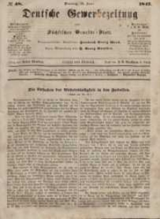 Deutsche Gewerbezeitung und Sächsisches Gewerbeblatt, Jahrg. XII, Dienstag, 15. Juni, nr 48.