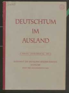 Deutschtum im Ausland, 25. Jahrgang, 1942, H. 1/2