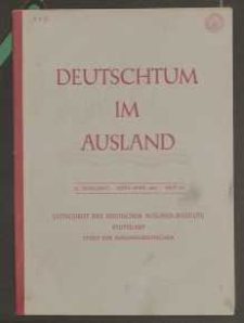 Deutschtum im Ausland, 25. Jahrgang, 1942, H. 3/4