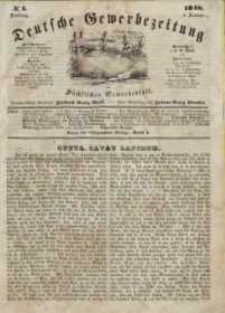 Deutsche Gewerbezeitung und Sächsisches Gewerbeblatt, Jahrg. XIII, Dienstag, 4. Januar, nr 1.