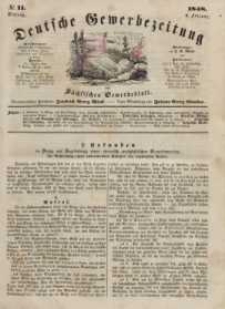 Deutsche Gewerbezeitung und Sächsisches Gewerbeblatt, Jahrg. XIII, Dienstag, 8. Februar, nr 11.