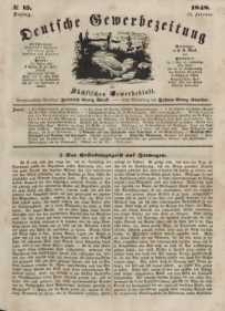 Deutsche Gewerbezeitung und Sächsisches Gewerbeblatt, Jahrg. XIII, Dienstag, 15. Februar, nr 13.