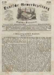 Deutsche Gewerbezeitung und Sächsisches Gewerbeblatt, Jahrg. XIII, Freitag, 14. April, nr 30.