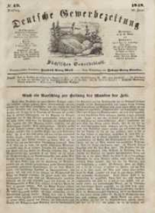 Deutsche Gewerbezeitung und Sächsisches Gewerbeblatt, Jahrg. XIII, Dienstag, 20. Juni, nr 49.