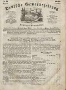 Deutsche Gewerbezeitung und Sächsisches Gewerbeblatt, Jahrg. XIII, Dienstag, 1. August, nr 61.