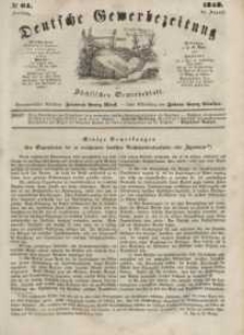 Deutsche Gewerbezeitung und Sächsisches Gewerbeblatt, Jahrg. XIII, Freitag, 11. August, nr 64.