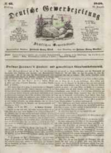 Deutsche Gewerbezeitung und Sächsisches Gewerbeblatt, Jahrg. XIII, Dienstag, 22. August, nr 67.