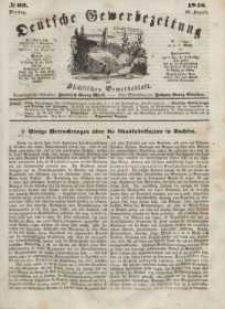 Deutsche Gewerbezeitung und Sächsisches Gewerbeblatt, Jahrg. XIII, Dienstag, 29. August, nr 69.