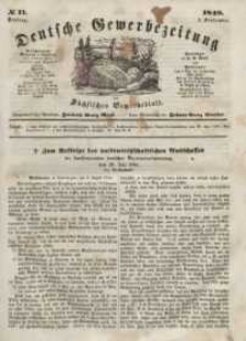 Deutsche Gewerbezeitung und Sächsisches Gewerbeblatt, Jahrg. XIII, Dienstag, 5. September, nr 71.