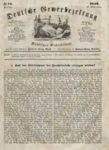 Deutsche Gewerbezeitung und Sächsisches Gewerbeblatt, Jahrg. XIII, Freitag, 15. September, nr 74.