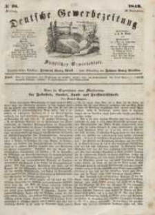 Deutsche Gewerbezeitung und Sächsisches Gewerbeblatt, Jahrg. XIII, Freitag, 22. September, nr 76.