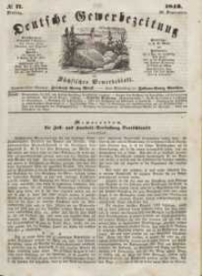 Deutsche Gewerbezeitung und Sächsisches Gewerbeblatt, Jahrg. XIII, Dienstag, 26. September, nr 77.