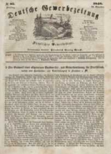 Deutsche Gewerbezeitung und Sächsisches Gewerbeblatt, Jahrg. XIII, Dienstag, 24. Oktober, nr 85.