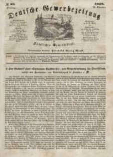 Deutsche Gewerbezeitung und Sächsisches Gewerbeblatt, Jahrg. XIII, Dienstag, 24. Oktober, nr 85.