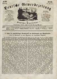 Deutsche Gewerbezeitung und Sächsisches Gewerbeblatt, Jahrg. XIII, Dienstag, 31. Oktober, nr 87.