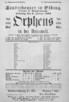 Orpheus in der Unterwelt - afisz