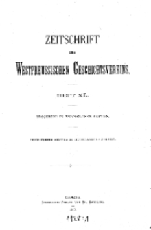Zeitschrift des Westpreußischen Geschichtsvereins, 1899, H. 40