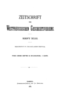 Zeitschrift des Westpreußischen Geschichtsvereins, 1892-1894