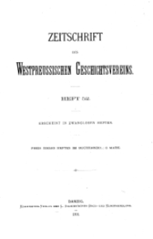 Zeitschrift des Westpreußischen Geschichtsvereins, 1910, H. 52
