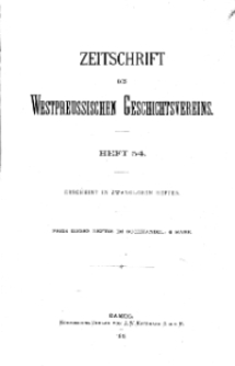 Zeitschrift des Westpreußischen Geschichtsvereins, 1912, H. 54