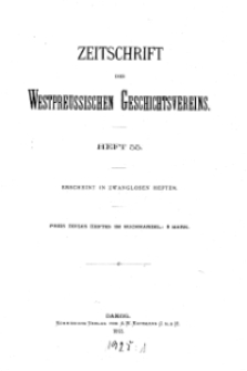 Zeitschrift des Westpreußischen Geschichtsvereins, 1913, H. 55