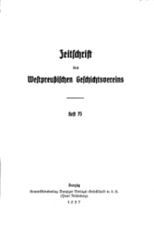 Zeitschrift des Westpreußischen Geschichtsvereins, 1892-1894