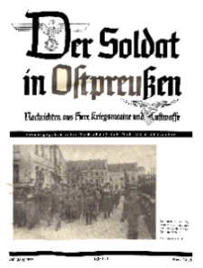Der Soldat in Ostpreussen: Nachrichten aus heer, Kriegsmarine und Luftwaffe, Nr 3.