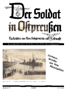 Der Soldat in Ostpreussen: Nachrichten aus heer, Kriegsmarine und Luftwaffe, Nr 4.