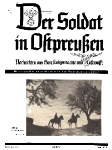 Der Soldat in Ostpreussen: Nachrichten aus heer, Kriegsmarine und Luftwaffe, Nr 5.