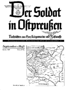 Der Soldat in Ostpreussen: Nachrichten aus heer, Kriegsmarine und Luftwaffe, Nr 9.